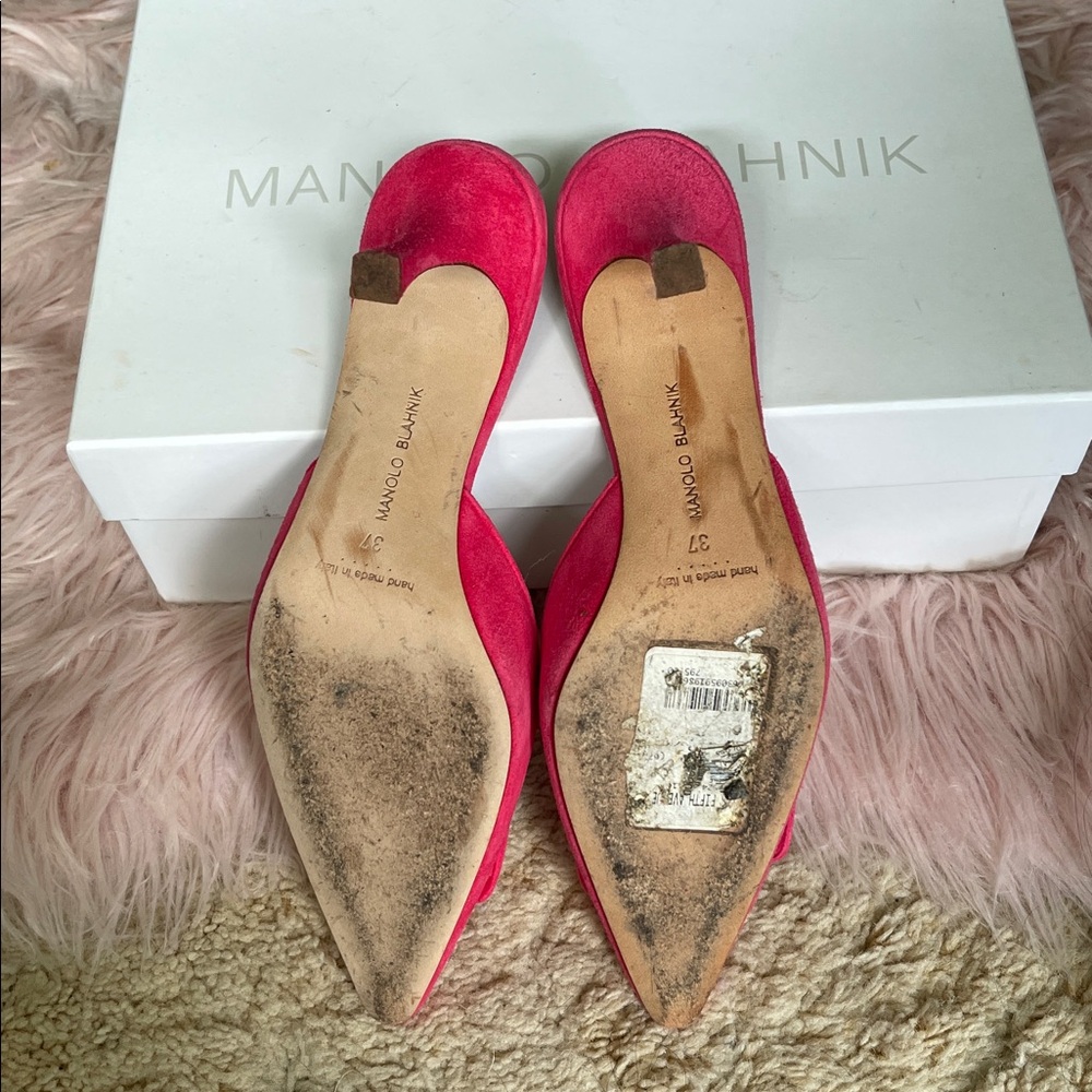 Manolo Blahnik Maysale Mule 70 - Picture 5 of 7